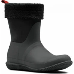 Hunter Women's Original Insulated Roll Top Sherpa Boot In Black -Blundstone || Sorel || Hunter Shop 1036 1 1100x