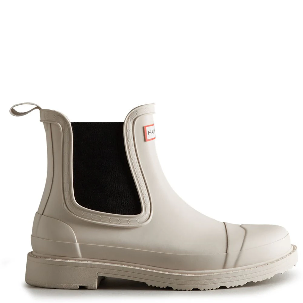 Hunter Women's Commando Chelsea Boots In Cast Pale Grey 3 Hunter Women's Commando Chelsea Boots In Cast Pale Grey