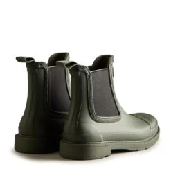 Hunter Women's Commando Chelsea Boots In Dark Olive -Blundstone || Sorel || Hunter Shop 1057 3 1100x