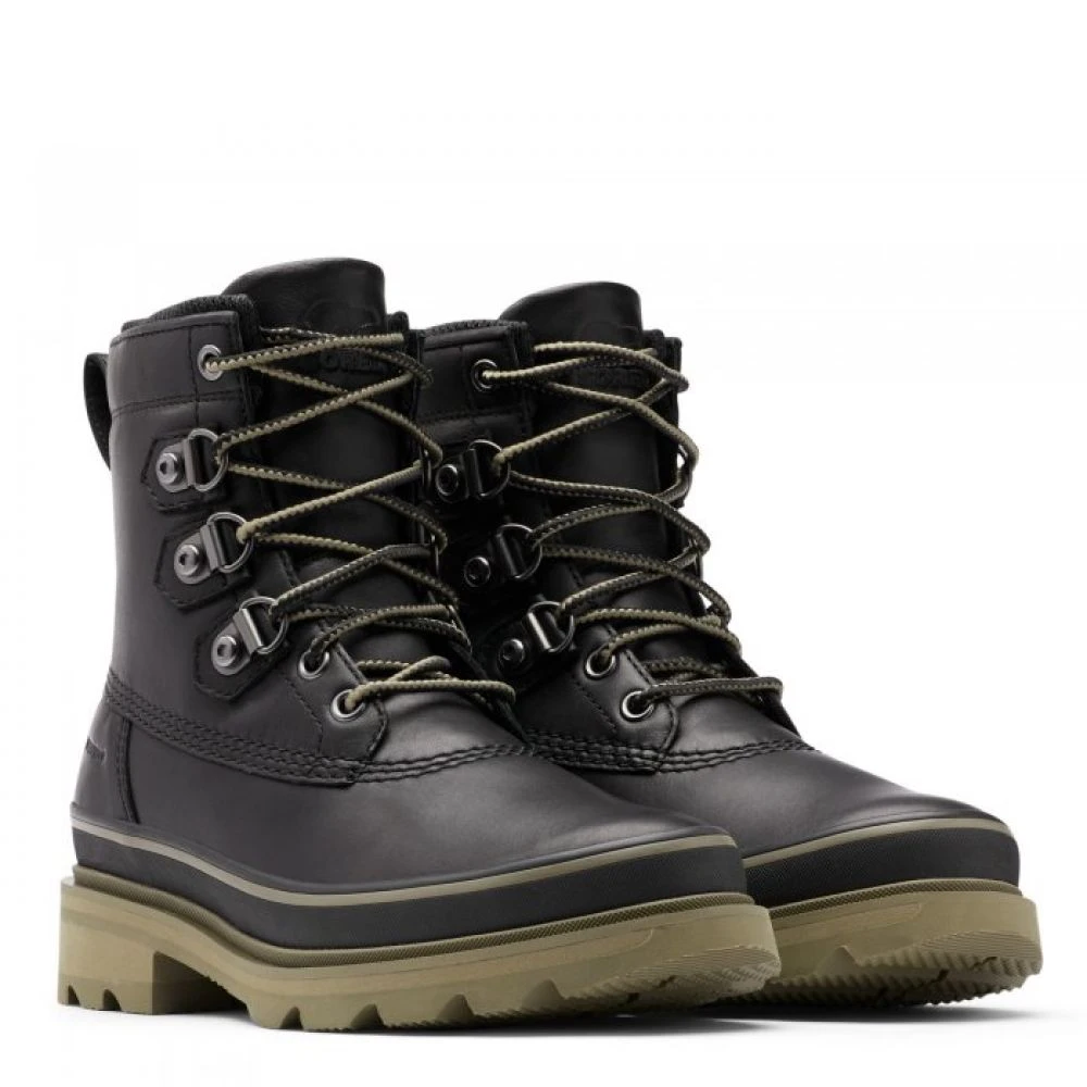 Sorel Women's Lennox Street Boot In Black/Sage 4 Sorel Women's Lennox Street Boot In Black/Sage - Image 2