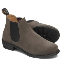 Blundstone Women's Series Low Heel 2173 In Dark Grey Suede -Blundstone || Sorel || Hunter Shop 2173 1071 3 1100x