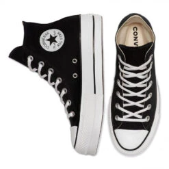 Converse Women's Chuck Taylor All Star Canvas Platform Hi In Black/White/White -Blundstone || Sorel || Hunter Shop 560845c e 08x1 2 1100x