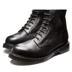 Solovair 8 Eye Derby Boot In Black Grain -Blundstone || Sorel || Hunter Shop SV 551 BK SG 117 3 1100x
