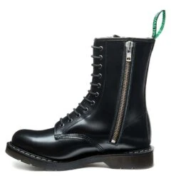 Solovair 11 Eye Zip Derby Boot In Black Hi-Shine -Blundstone || Sorel || Hunter Shop WhatsAppImage2022 10 04at11.40.00AM 2 1100x