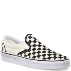 Vans Checkerboard Slip-On In Black/Off White -Blundstone || Sorel || Hunter Shop b b 2 1100x