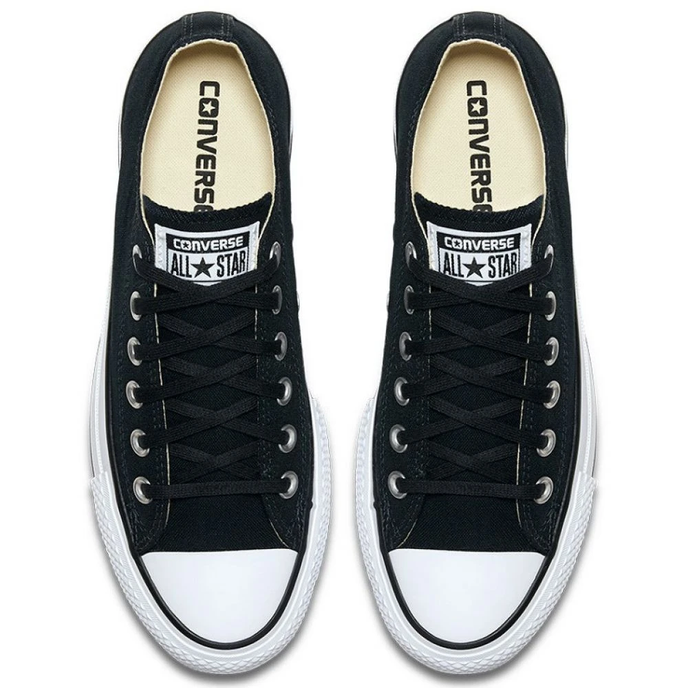 Converse Women's Chuck Taylor All Star Lift Low Top In Black 7 Converse Women's Chuck Taylor All Star Lift Low Top In Black - Image 5