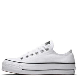 Converse Women's Chuck Taylor All Star Lift In White/Black -Blundstone || Sorel || Hunter Shop c o convers chuck taylor all star lift low top white 560251c 1 1100x