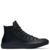 Converse Chuck Taylor All Star Mono Leather High Top In Black Monochrome -Blundstone || Sorel || Hunter Shop c o converse chuck taylor all star monochrome leather high top black 135251 3 1100x
