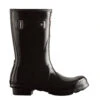 Hunter Women's Original Short Gloss Rain Boots In Black 1 Hunter Women's Original Short Gloss Rain Boots In Black -Blundstone || Sorel || Hunter Shop ht wfs1000rgl 1055 1 1100x