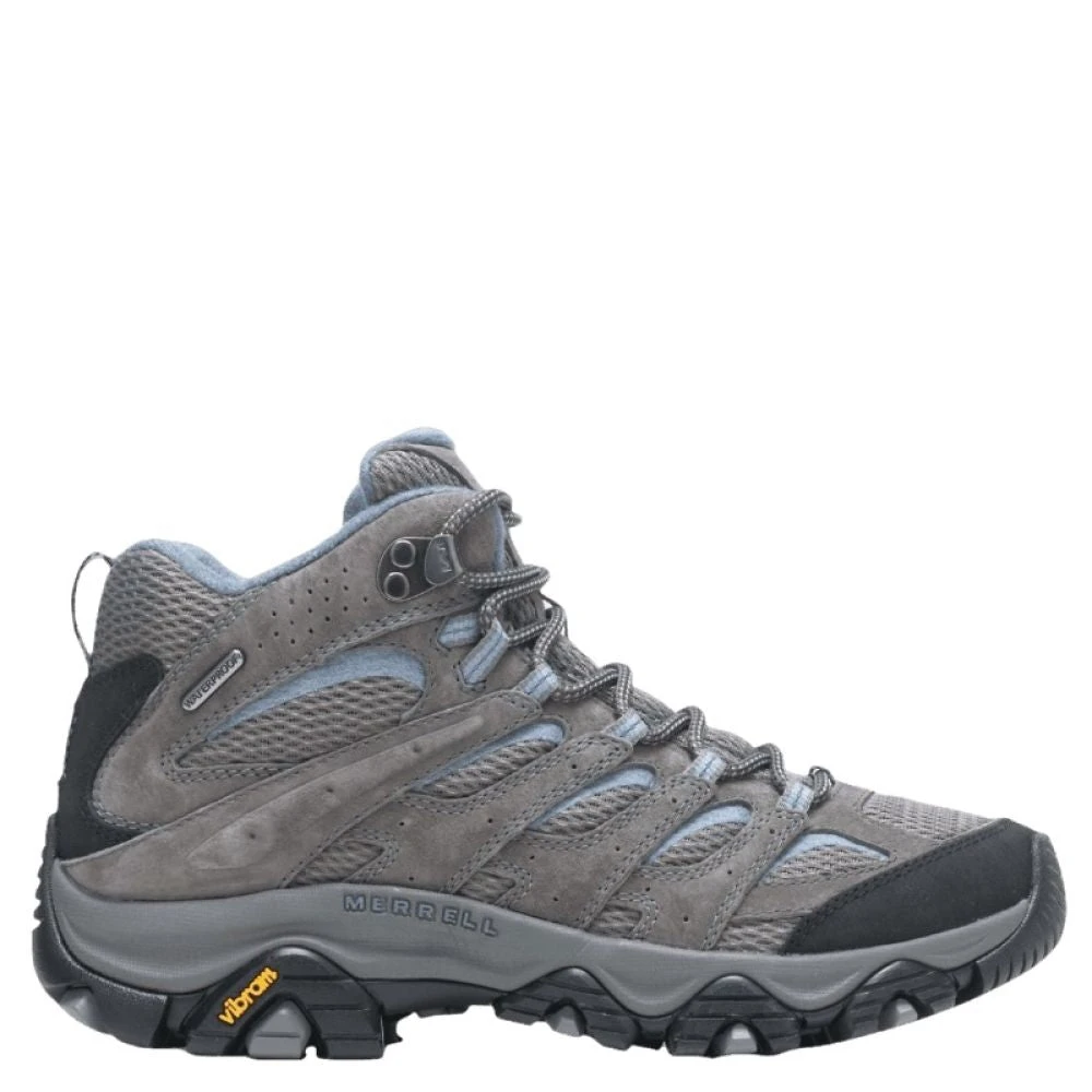 Merrell Women's Moab 3 Mid Waterproof In Granite 3 Merrell Women's Moab 3 Mid Waterproof In Granite