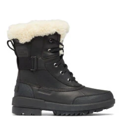 Sorel Women's Tivoli IV Parc Boot In Black/Sea Salt