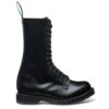 Solovair 14 Eye Derby Boot In Black Hi-Shine -Blundstone || Sorel || Hunter Shop sv 14 bk 109 1 1100x
