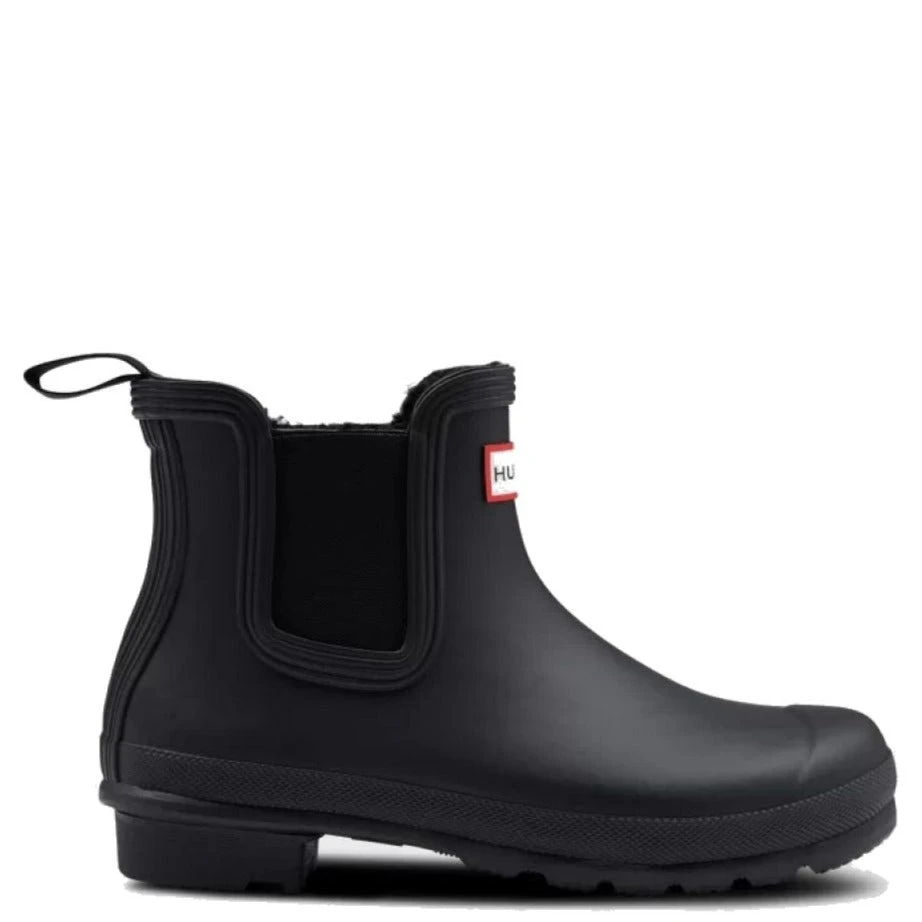 Hunter Women's Original Insulated Chelsea Boots In Black 3 Hunter Women's Original Insulated Chelsea Boots In Black